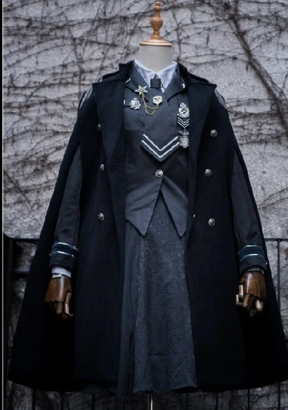 Massive Deal YourHighness~Judge's Oath~Gothic Lolita Cape Blouse SK Set