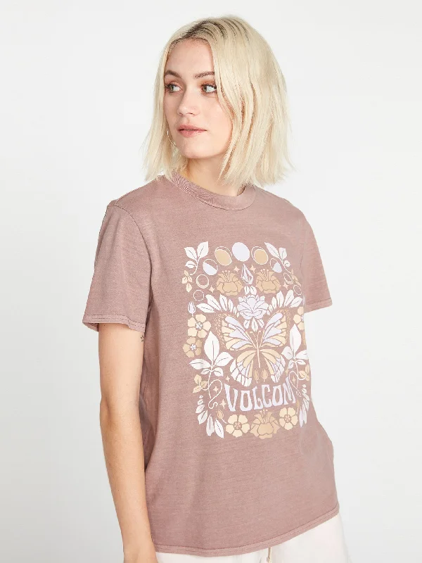 Exclusive Online Offer Lock It Up Short Sleeve Tee - Raisin