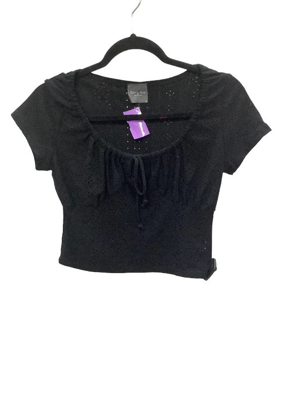 Buy Now Black Top Short Sleeve Cme, Size M