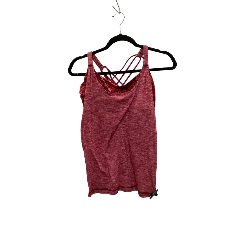 Weekend Specials to Cherish Red Athletic Tank Top Lululemon, Size 8