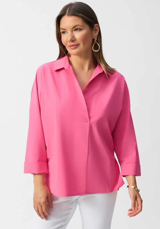 Fantastic Offers Joseph Ribkoff Collar Top, Pink