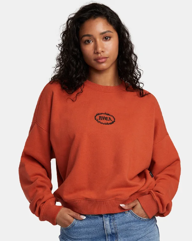 Bargain Bin Court Crew Sweatshirt - Hot Sauce