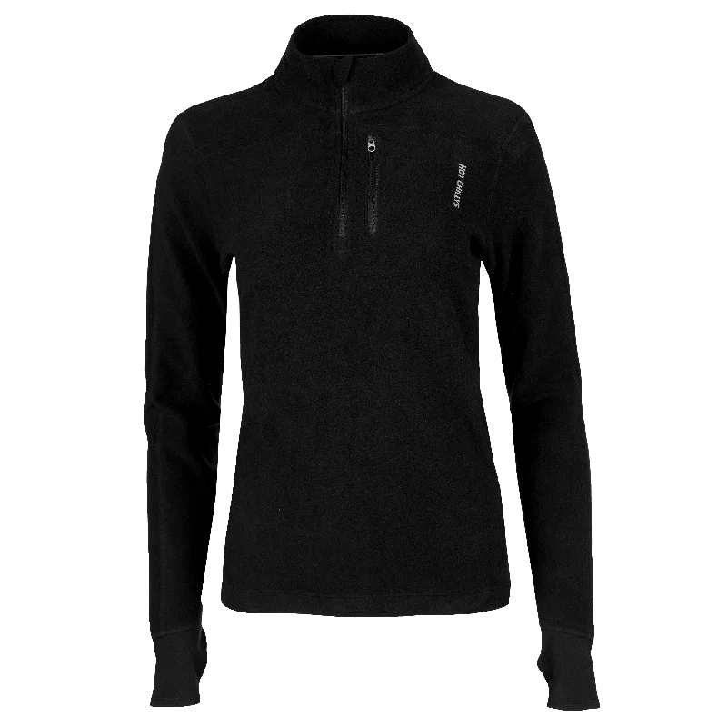 Value Deals Women's La Montaña Fleece Zip-T - Black/Black