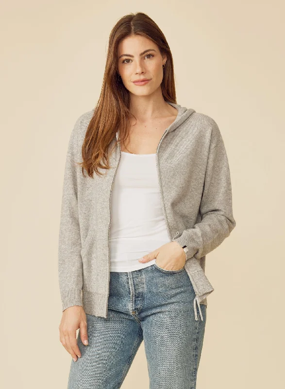 Savings Event Colorado Cashmere Hoodie - Heather Grey