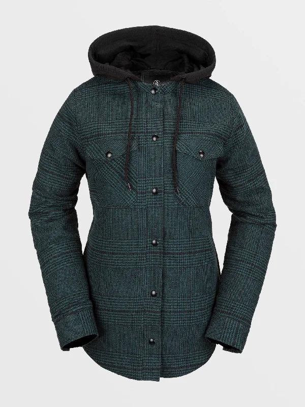 Weekend Deals That Wow Womens Insulated Flannel - Balsam