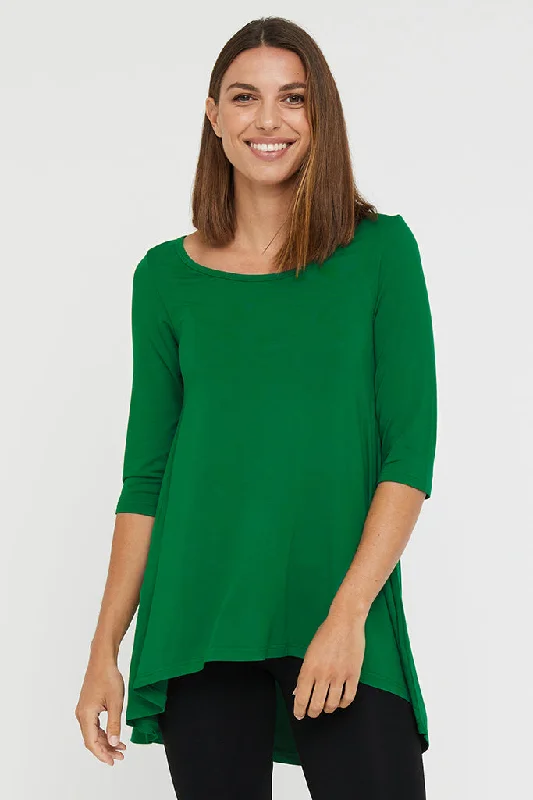 Early Access Hi Lo Hem Top - Green