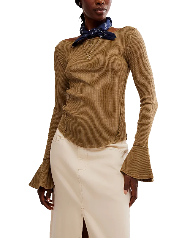 Buy Now Soul Sister Layering Top in Military Olive