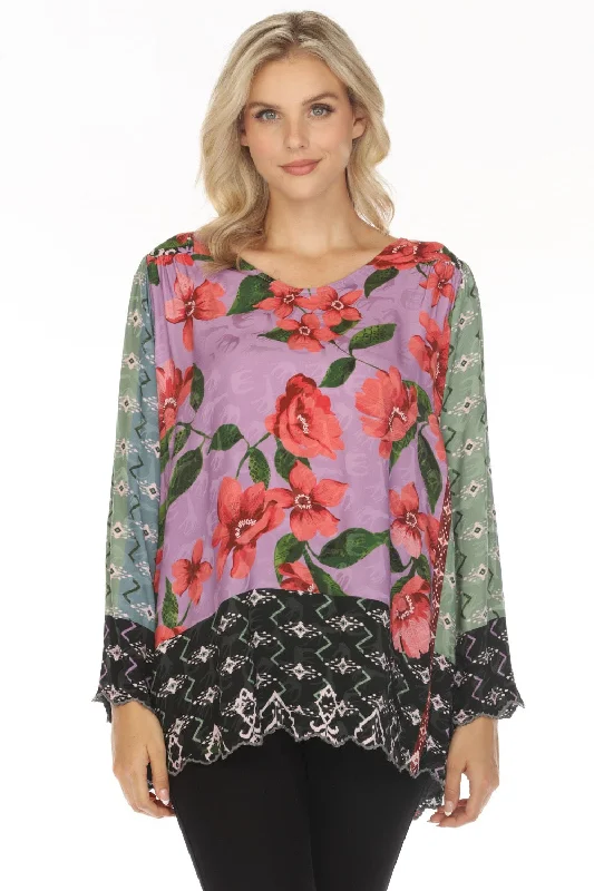 Savings Galore Johnny Was Zanda Tandis Floral Blouse C16623B Boho Chic
