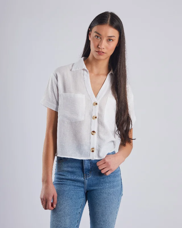 Extra Savings Flavia Shirt Dove White