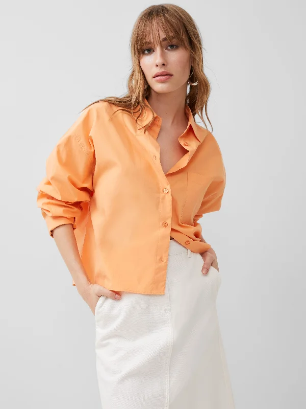 Special Offer Alissa Cotton Cropped Shirt