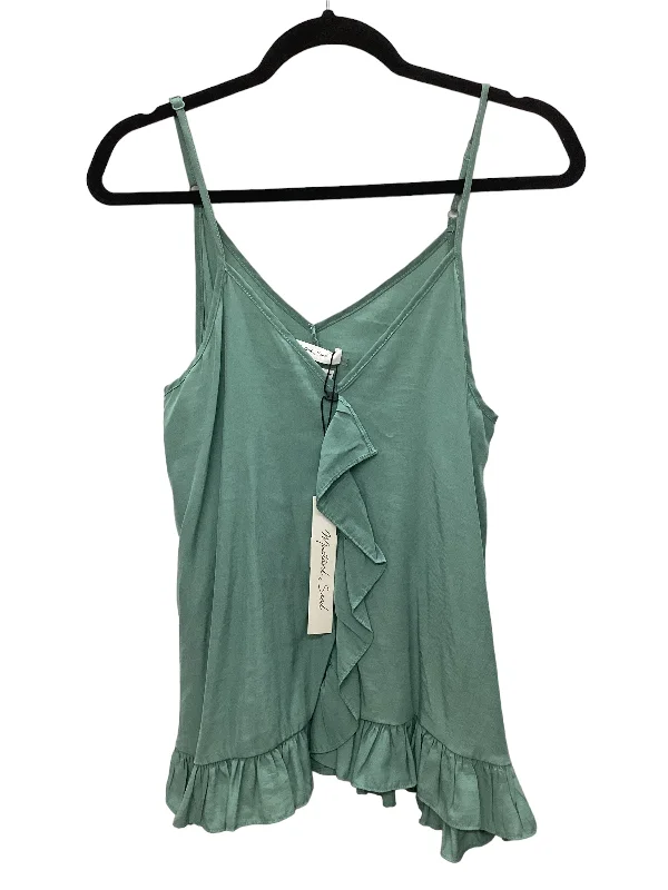 Big Discounts Green Top Sleeveless Mustard Seed, Size M