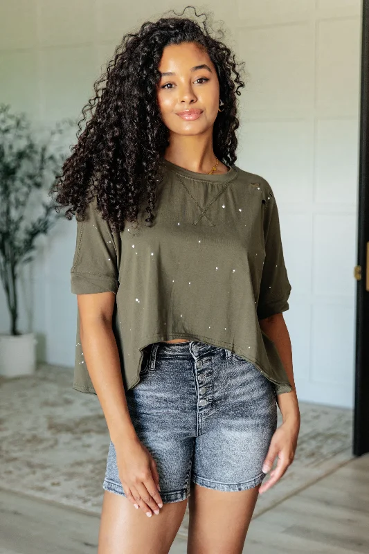 Deal Mania Less Than Stressed Asymmetrical Distressed Top