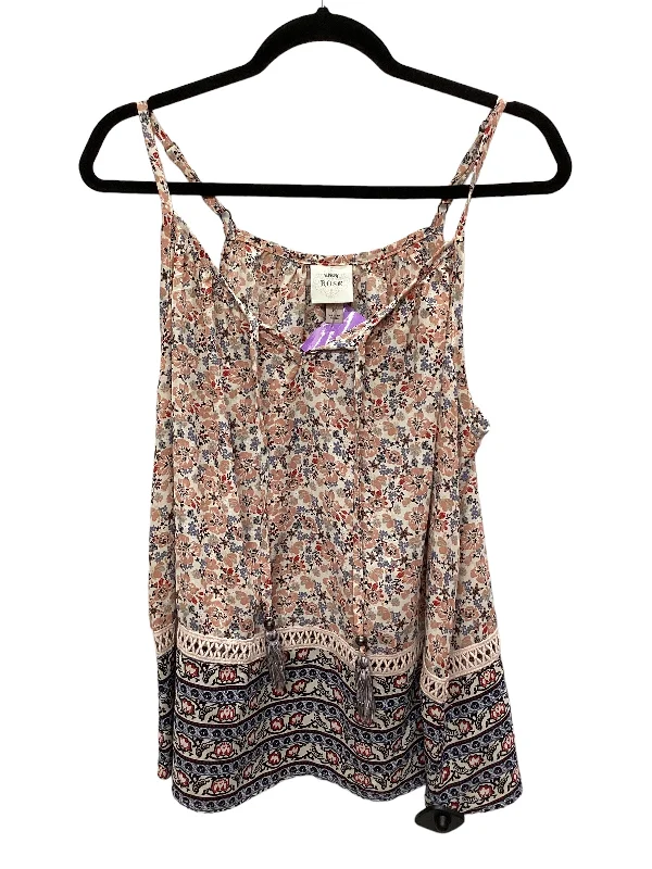 Take Advantage Multi-colored Top Sleeveless Knox Rose, Size M
