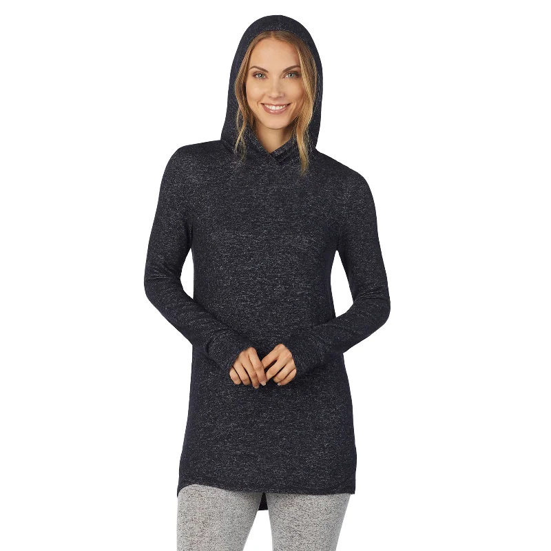 Seasonal Clearance SoftKnit Long Sleeve Tunic Hoodie