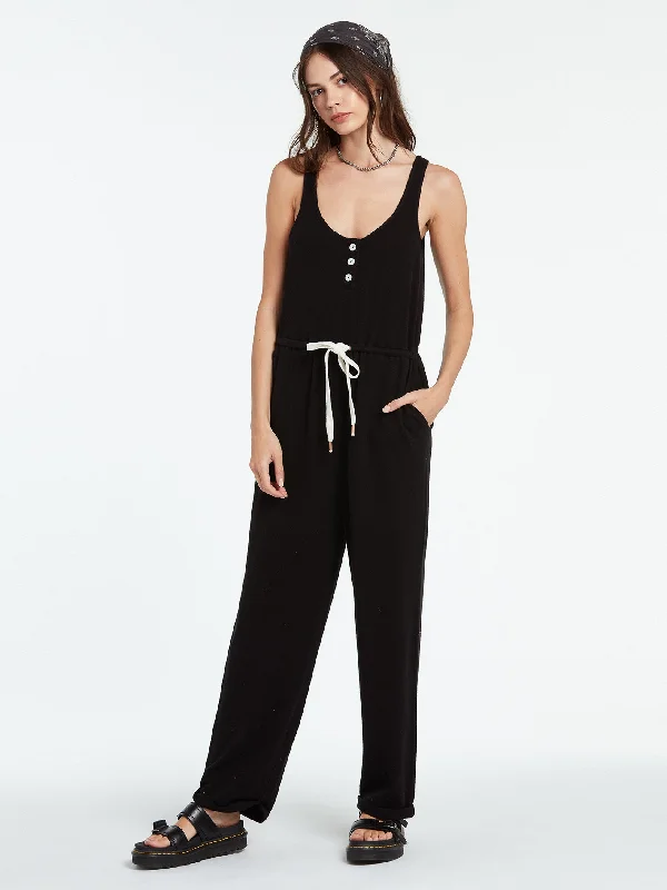 Instant Discount Lived In Lounge Romper - Black