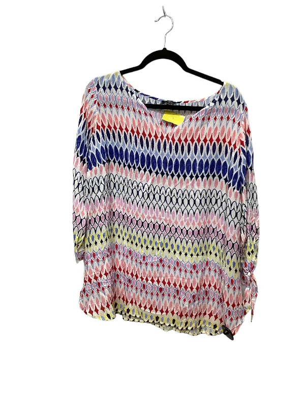 Midnight Madness Top Long Sleeve By Talbots O  Size: 1x