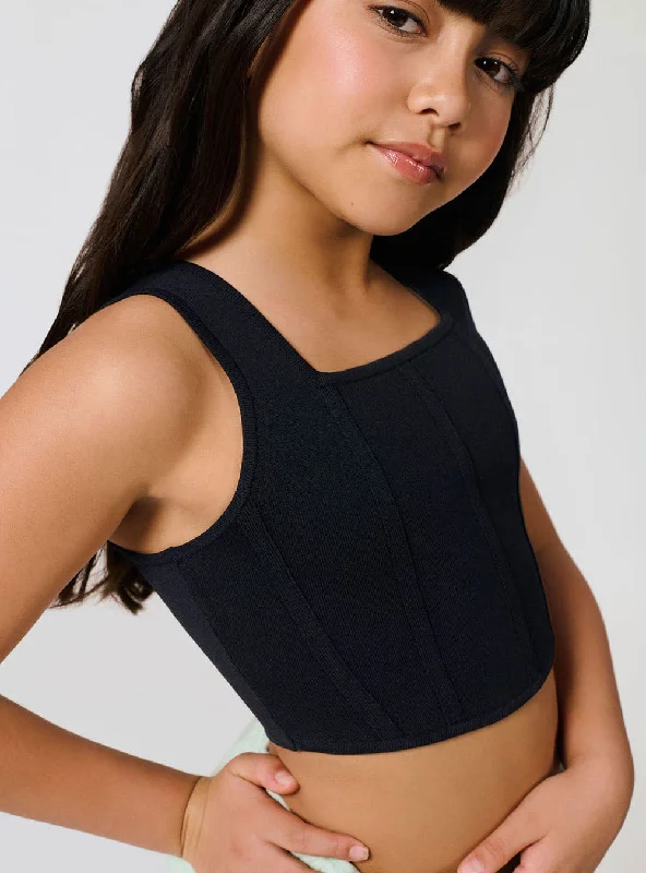 Lowest Price Girls Miss Independent Corset Black
