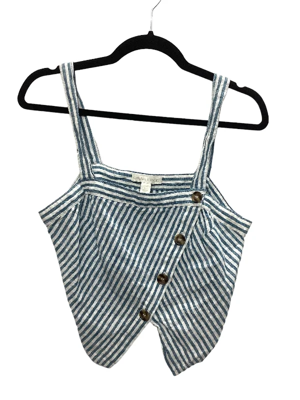 Savings Spectacular Striped Pattern Top Sleeveless Chelsea And Violet, Size L