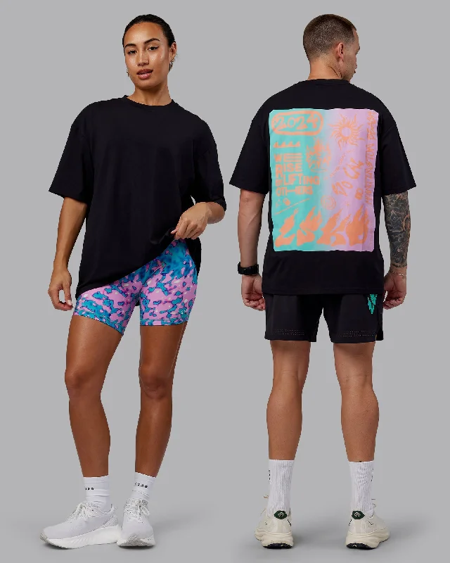 Weekend Offers That Excite Unisex So Cal 24 FLXCotton Tee Oversize - Black-Beacon Orange Weekend Offers That Excite Unisex So Cal 24 FLXCotton Tee Oversize - Black-Beacon Orange