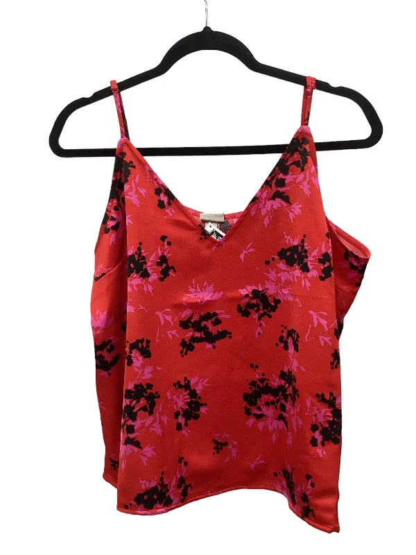Weekend Deals That Dazzle Red Top Sleeveless A New Day, Size L