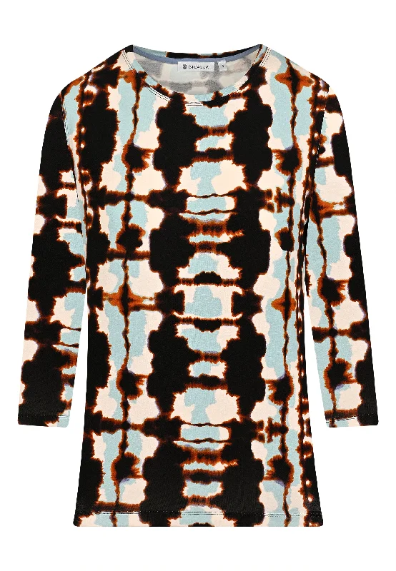 Can't Miss Abstract Print Top