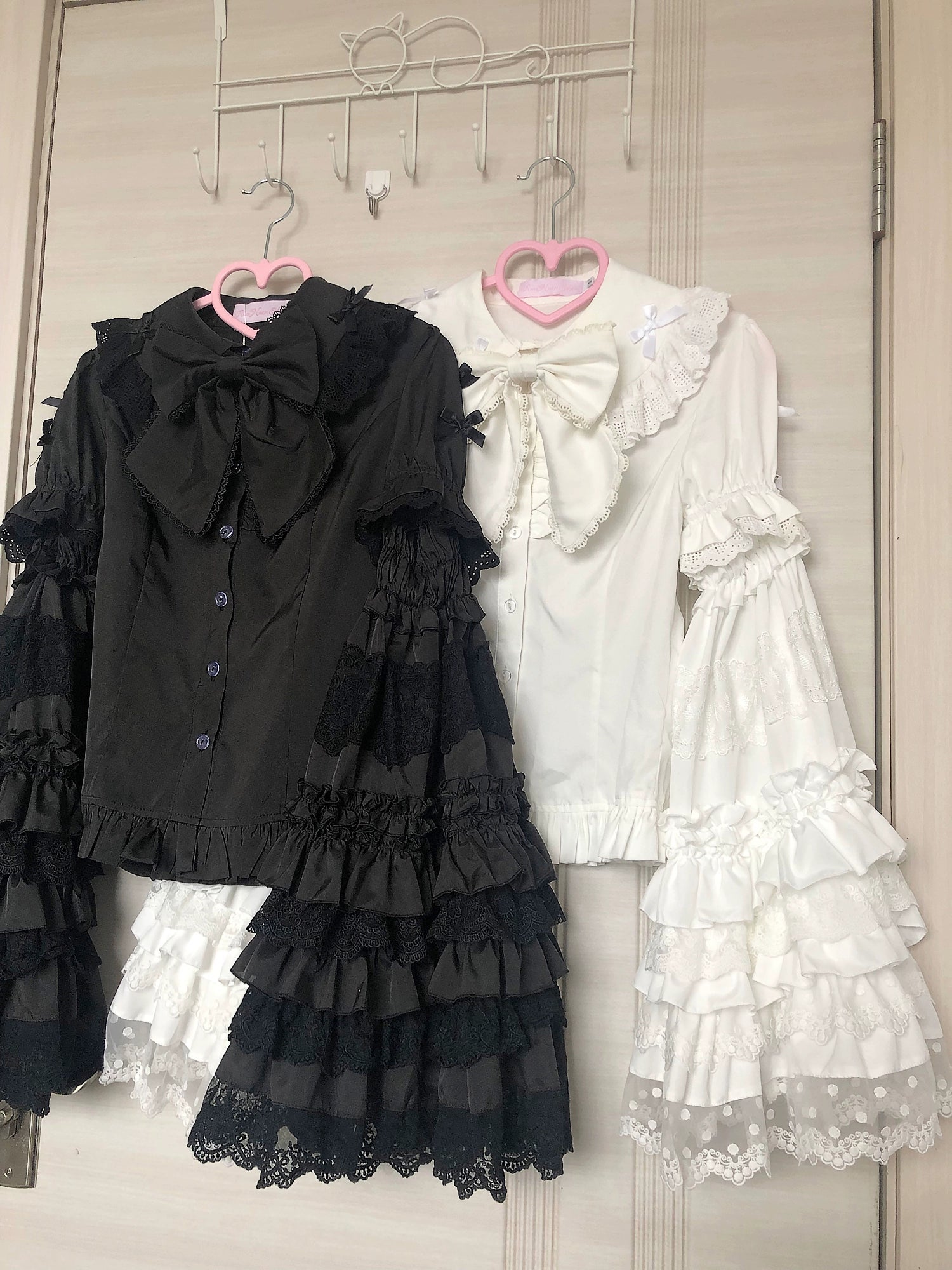 Limited Quantity Nn Star~Coconut Crisp Stars~Gothic Lolita Shirt Black Blouse Hime Sleeve