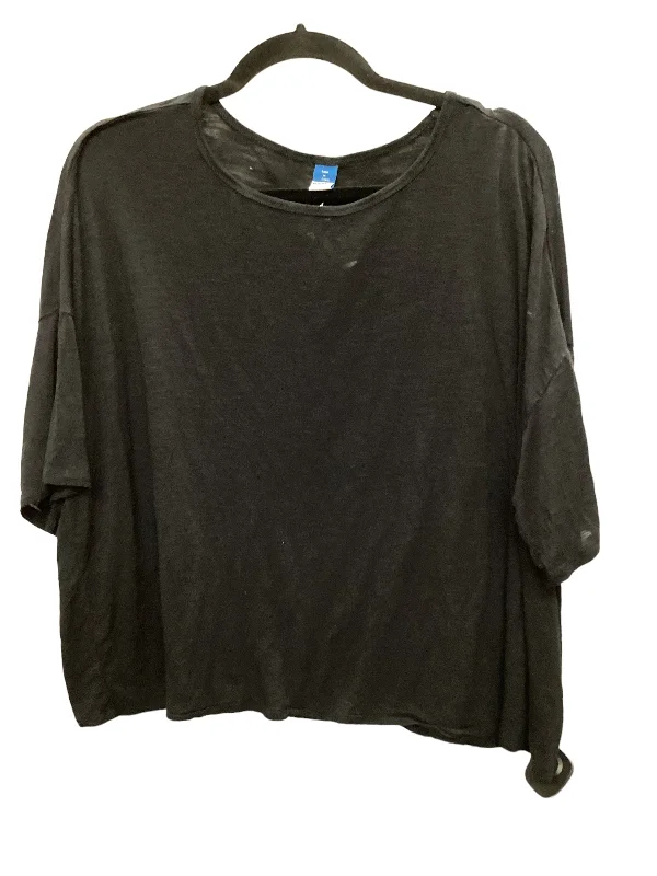 Crazy Deal Black Top Short Sleeve Old Navy, Size M
