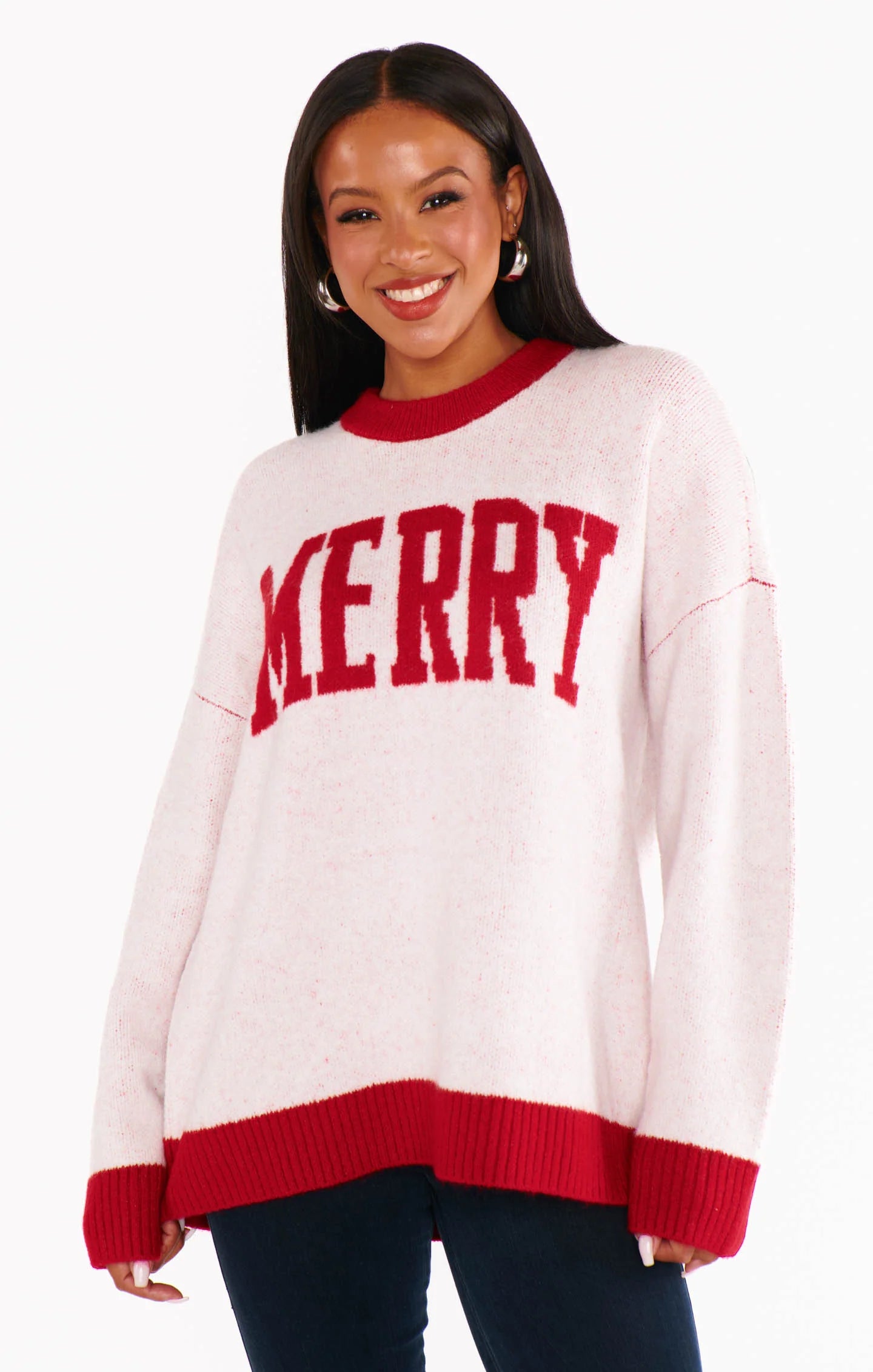 Reduced Prices Merry Graphic Sweater