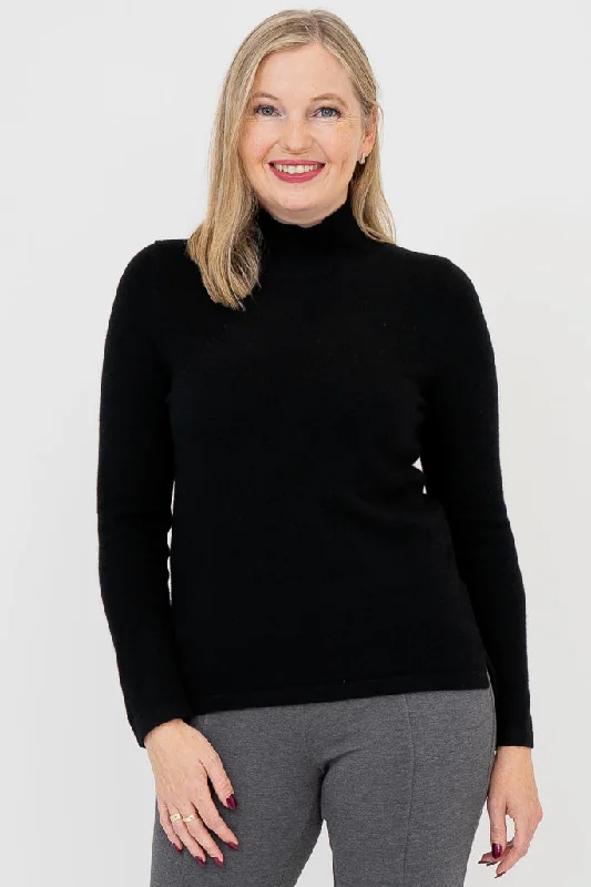 Exclusive Online Offer Simmon Sweater, Black, Wool Cashmere