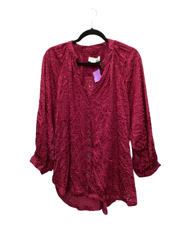 Weekend Specials to Savor Top Long Sleeve By Anthropologie  Size: 1x
