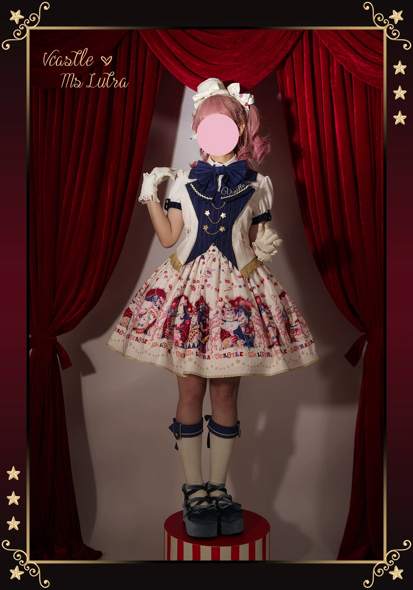 Weekend Bargains to Savor Vcastle~Circus~IP Collab Sweet Lolita Suit and Shirt