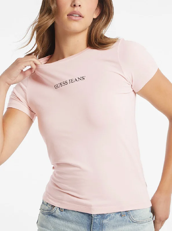 Midnight Madness Pink Short Sleeve Logo T-Shirt