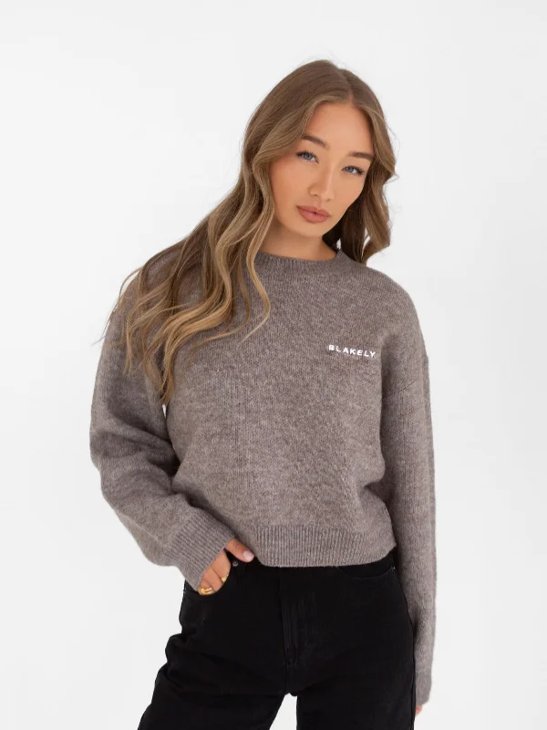 Great Bargains Elara Knitted Sweater - Brown