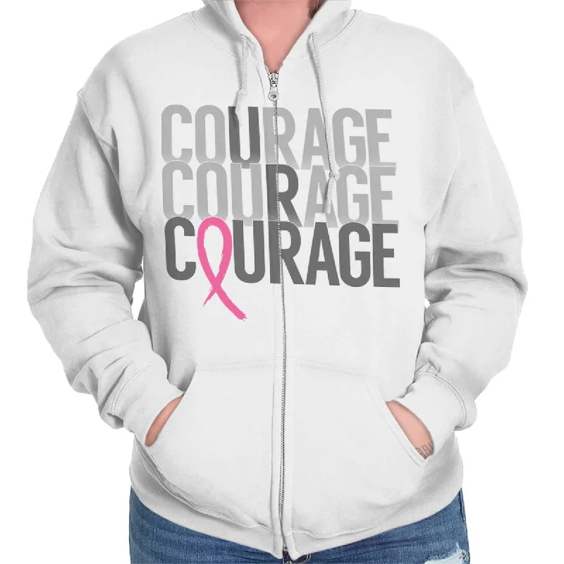Online Deal Breast Cancer Awareness Zip Hoodie
