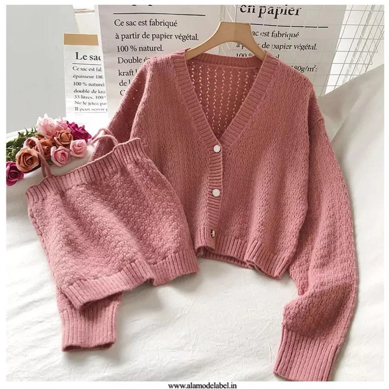 Weekend Discounts to Indulge In Mindy Luxury Sweater Sets