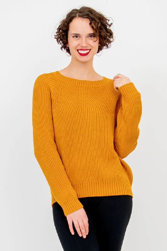 Savings Galore Davis Sweater, Tangerine, Cotton