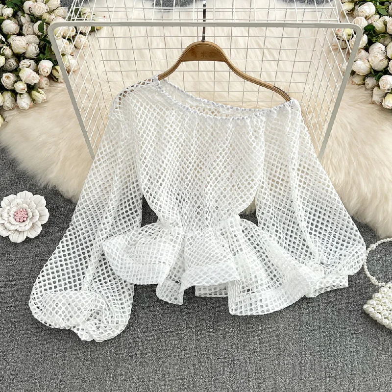 Buy Now Stylish cutout top one shoulder tops   S381