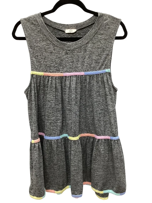 Special Buy Grey Top Sleeveless Entro, Size L