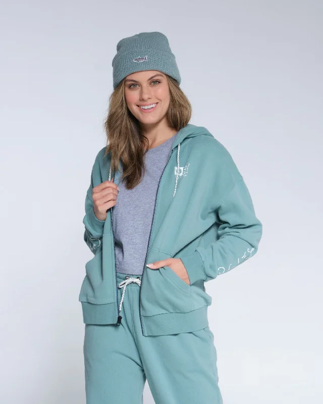Sale Event Alpha Zip Hoody - Dusty Turq