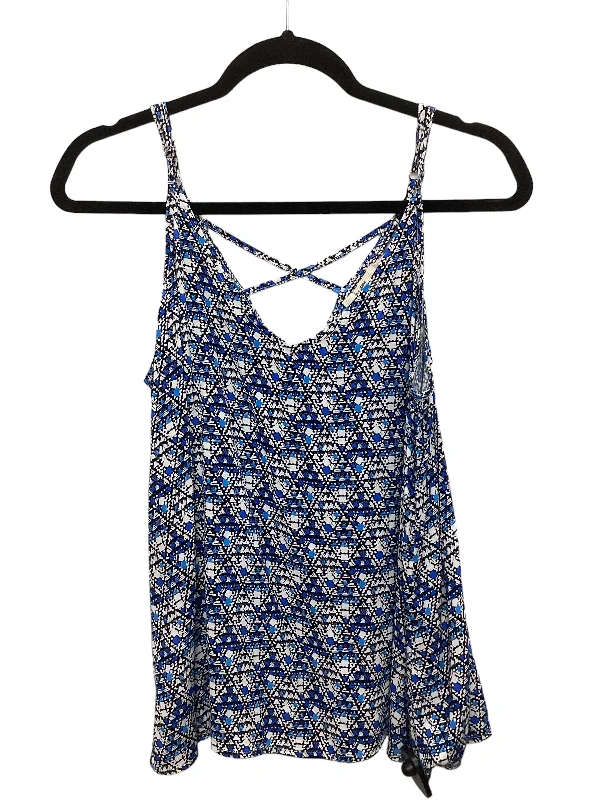 Weekend Bargains to Sizzle Blue Top Sleeveless Mi Ami, Size L
