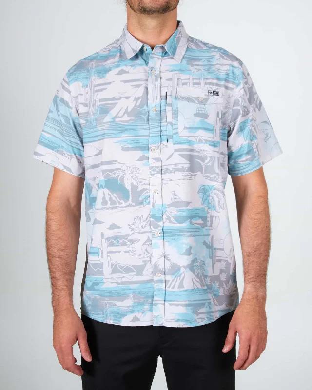 Price Cut Cedros S/S Tech Woven - Gray