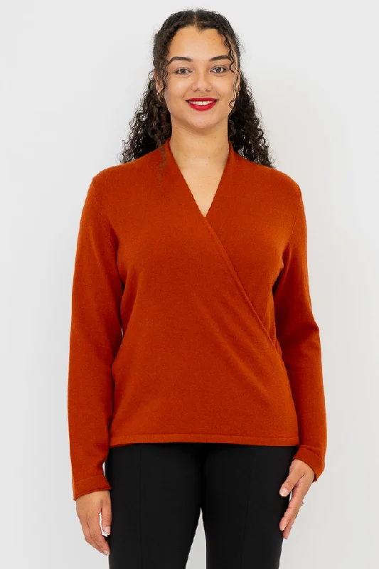Unmissable Offer New York Sweater, Copper, Wool Cashmere