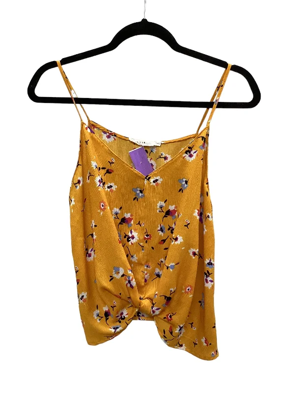 Today's Deal Yellow Top Sleeveless Lush, Size M
