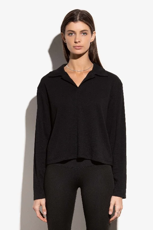 Weekend Discounts to Indulge In The Relaxed Long Sleeve Polo