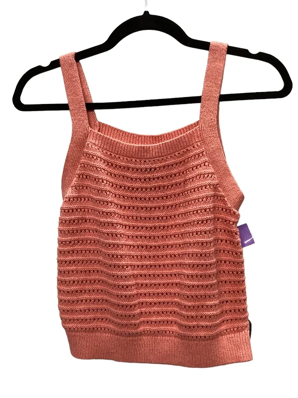 Quick Deals Coral Top Sleeveless Universal Thread, Size M