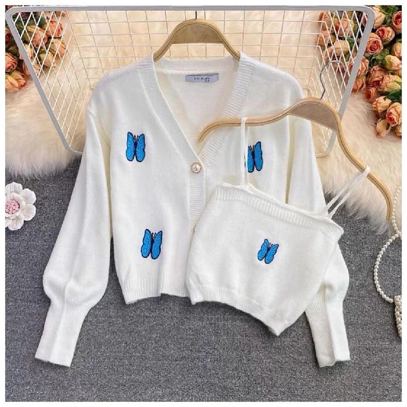 Weekend Discounts to Celebrate Wings Sweater Set