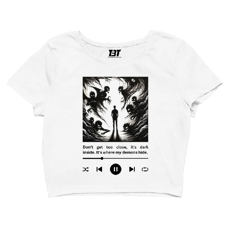 Exclusive Deal Imagine Dragons Crop Top - Demons
