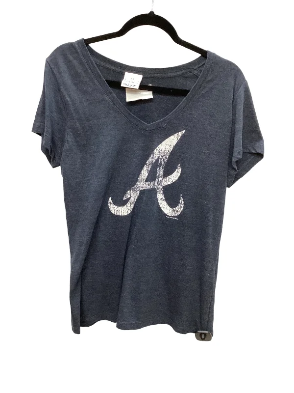 Don't Wait Grey Top Short Sleeve Basic Clothes Mentor, Size L