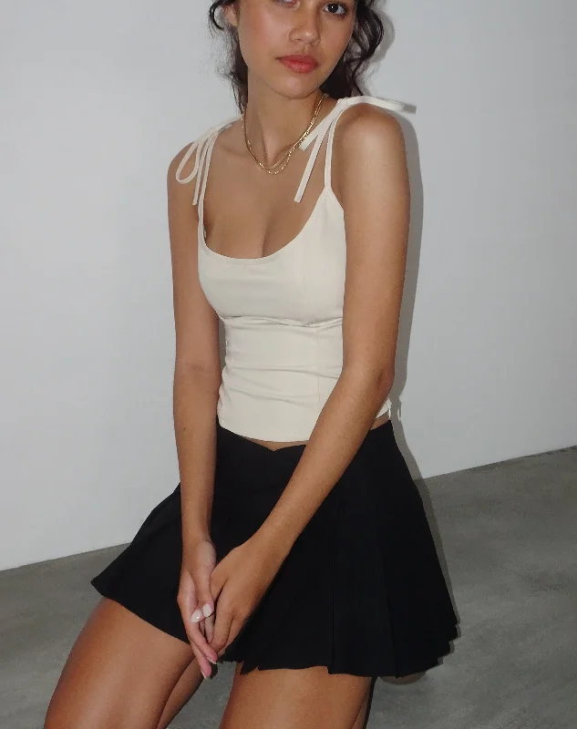 Price Drop Kiona Corset Top in Tailoring Cream