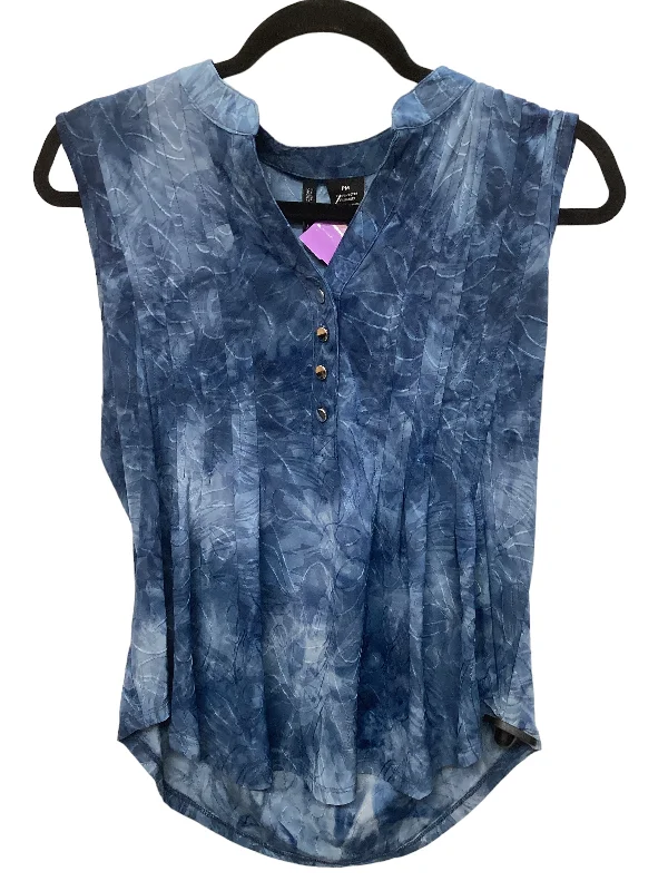 Major Savings Blue Top Sleeveless New Directions, Size M